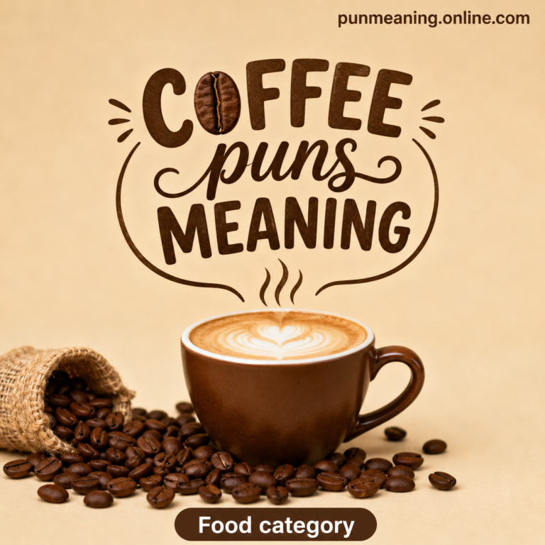 coffee puns meaning