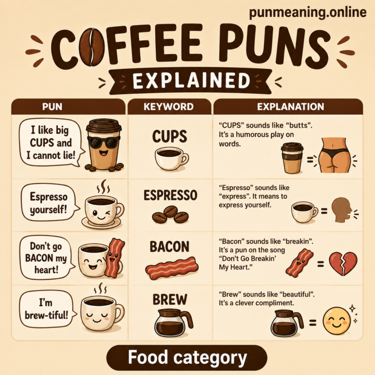 coffee puns explained