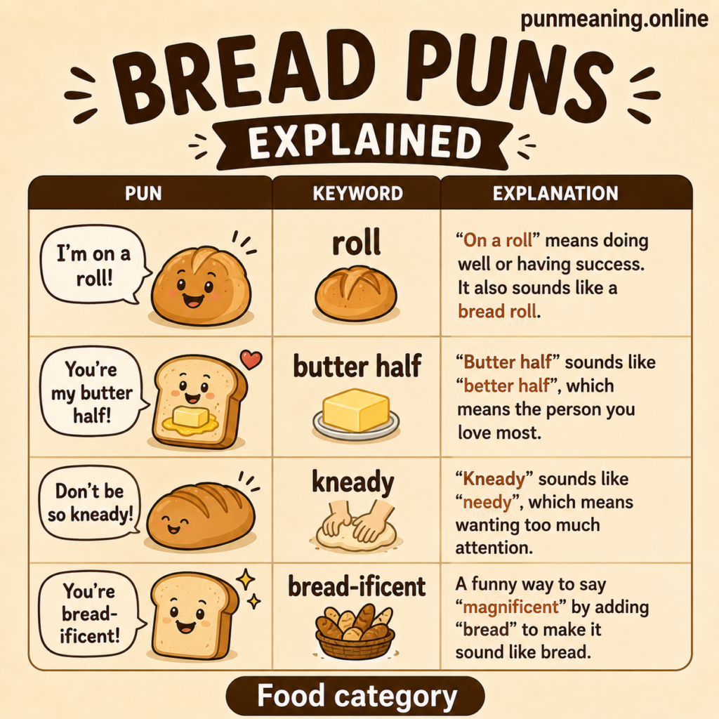bread puns explained