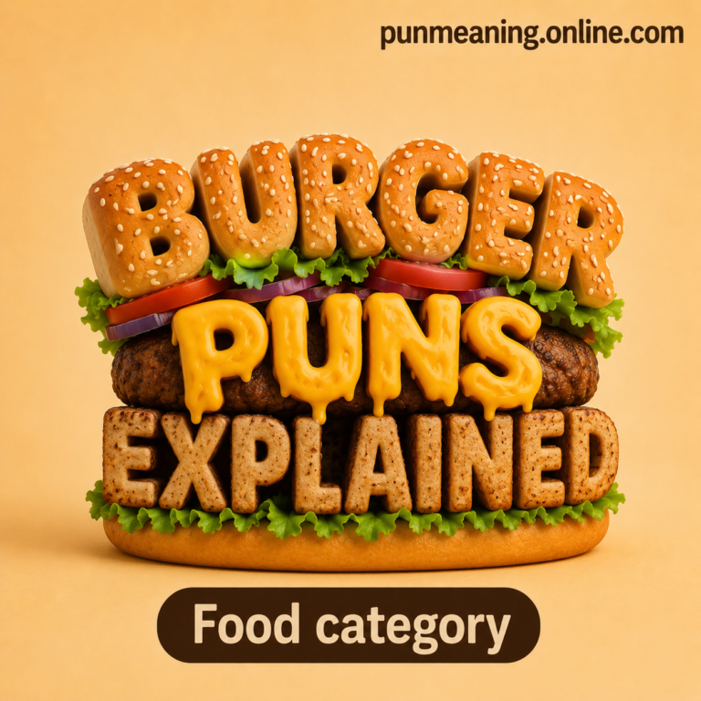 burger puns explained