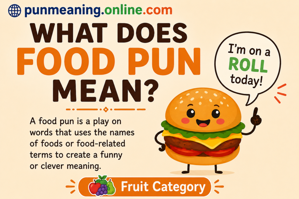what does food pun mean