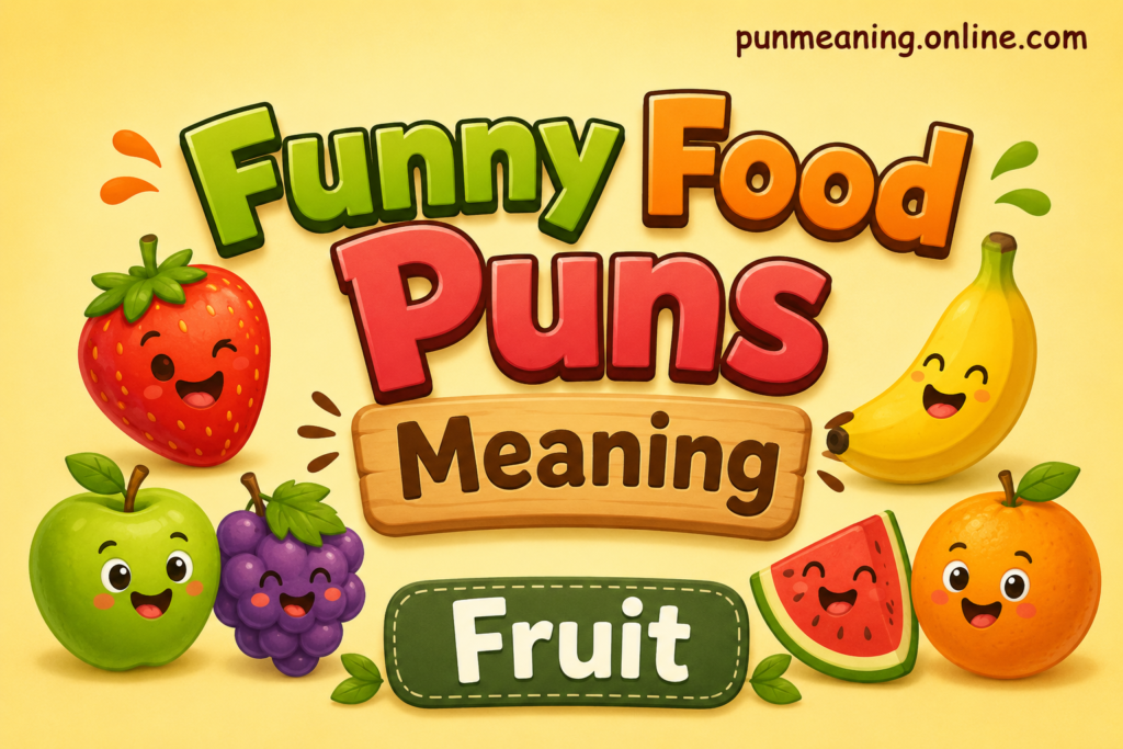 Funny food puns meaning